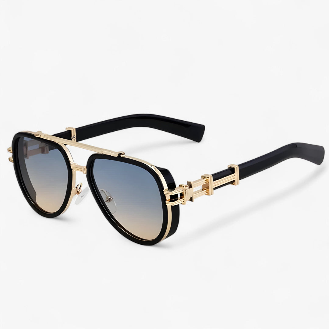 Przesadna okulary przeciwsłoneczne w stylu steampunk z polaryzowanymi soczewkami – Arclight