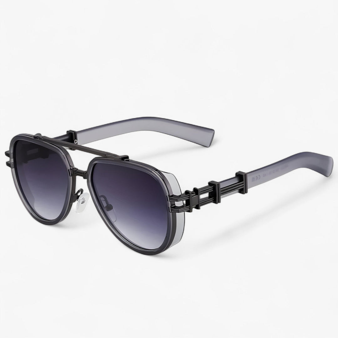 Przesadna okulary przeciwsłoneczne w stylu steampunk z polaryzowanymi soczewkami – Arclight