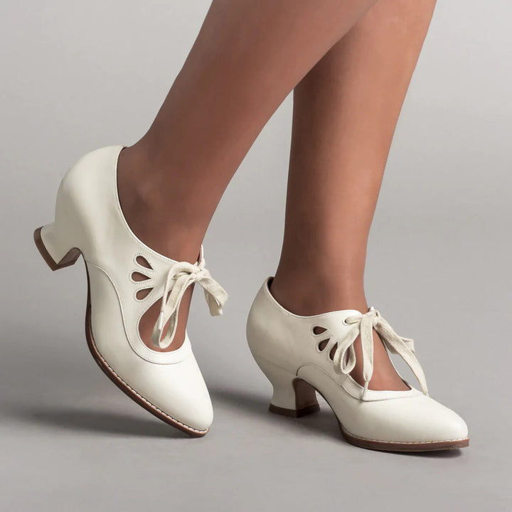 Pumps ortopedyczne ze skóry – Viviana