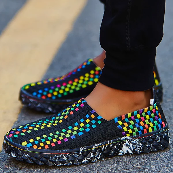 Recyklingowe damskie sneakersy komfortowe z pianką pamięciową – Eliana