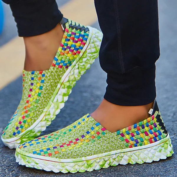 Recyklingowe damskie sneakersy komfortowe z pianką pamięciową – Eliana