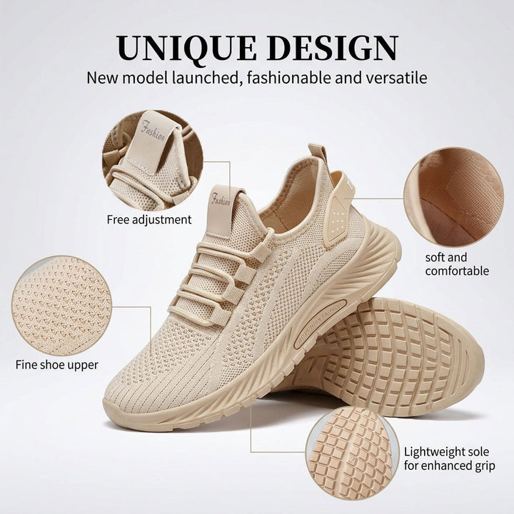 Kaminski | Damskie Oddychające Sneakersy z Dzianiny