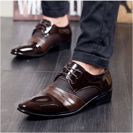 Wysokiej jakości męskie buty sznurowane - Adrian