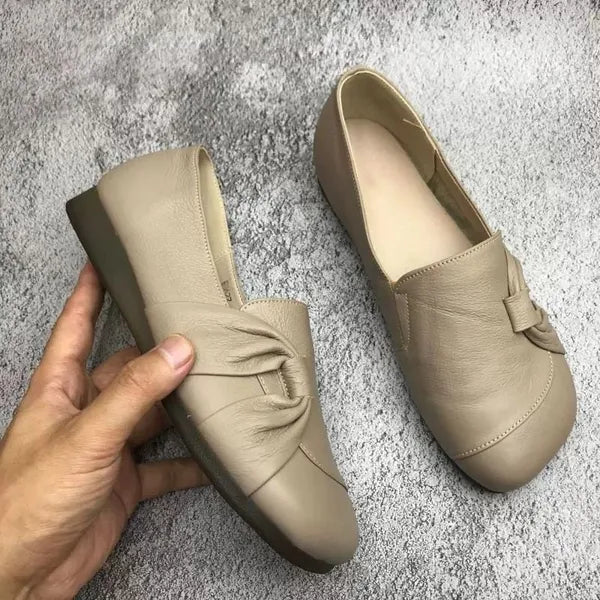 Skórzane buty damskie z antypoślizgową podeszwą – Aurora