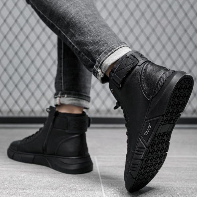 Skórzane buty męskie - PrimeWalk