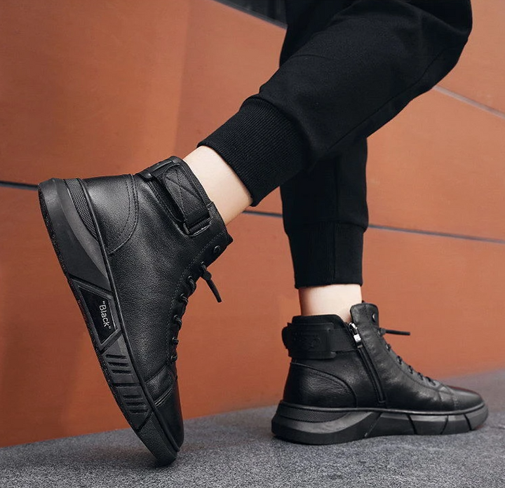 Skórzane buty męskie - PrimeWalk