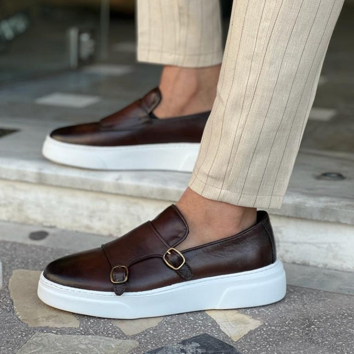 Skórzane mokasyny Slip-On - Lorenzo