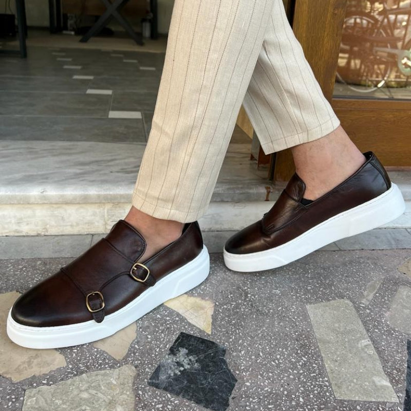 Skórzane mokasyny Slip-On - Lorenzo