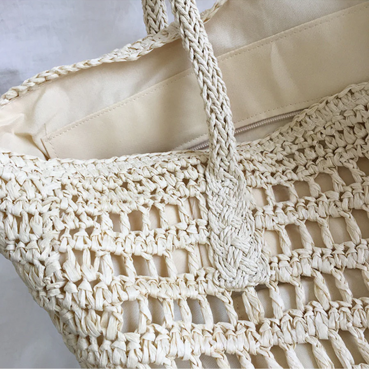 Stylowa Woven Torba Damska - BreezeTote