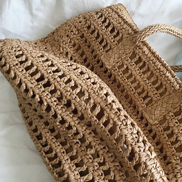 Stylowa Woven Torba Damska - BreezeTote
