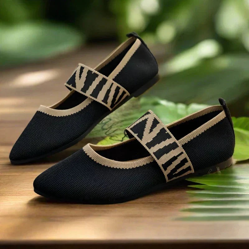 Stylowe damskie letnie buty z ostrym noskiem - Lina