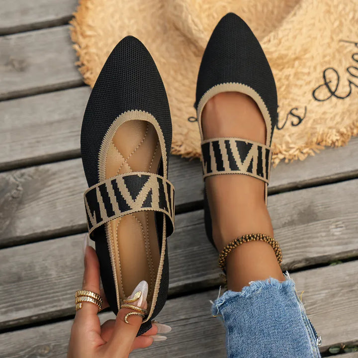Stylowe damskie letnie buty z ostrym noskiem - Lina