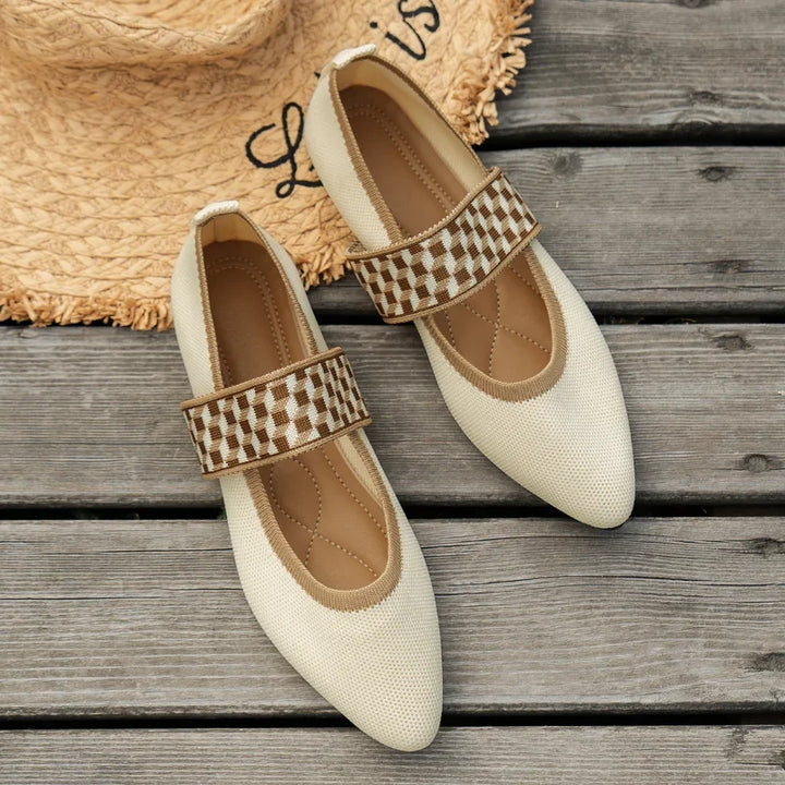 Stylowe damskie letnie buty z ostrym noskiem - Lina