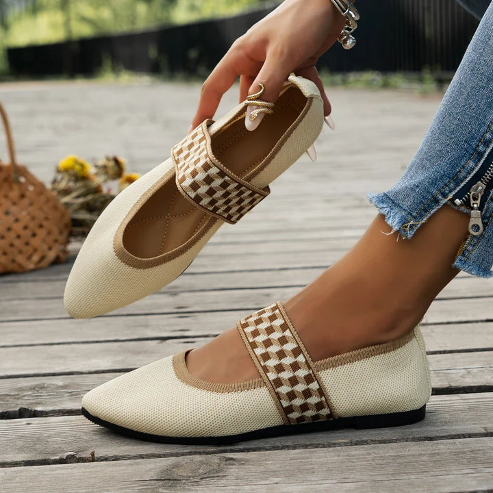 Stylowe damskie letnie buty z ostrym noskiem - Lina
