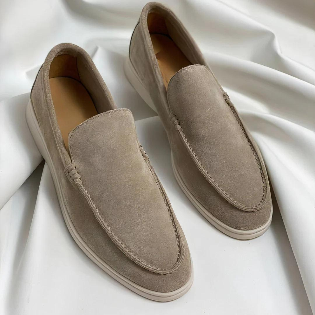 Stylowe i komfortowe skórzane loafersy - Luxor