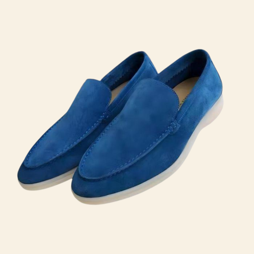 Stylowe i komfortowe zamszowe loafersy - Mason