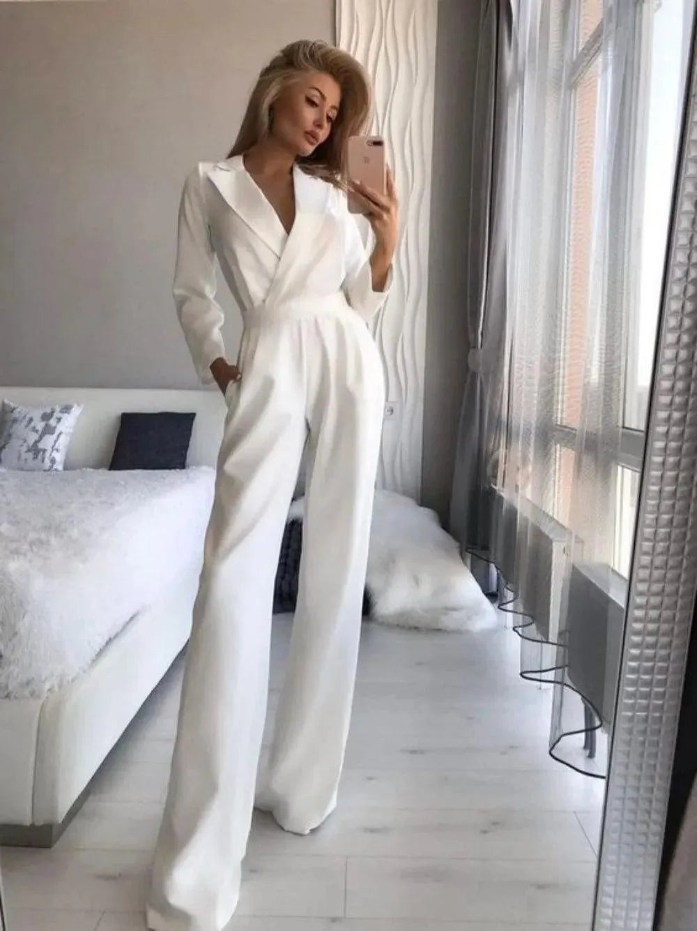 Stylowy kombinezon z długimi rękawami - Sophie