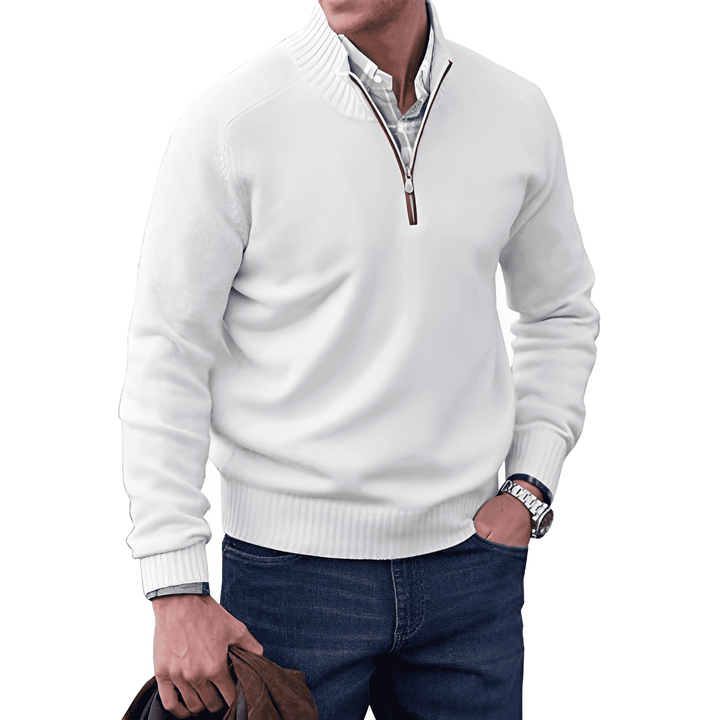Sweter Kaszmirowy z Zamkiem - Mason