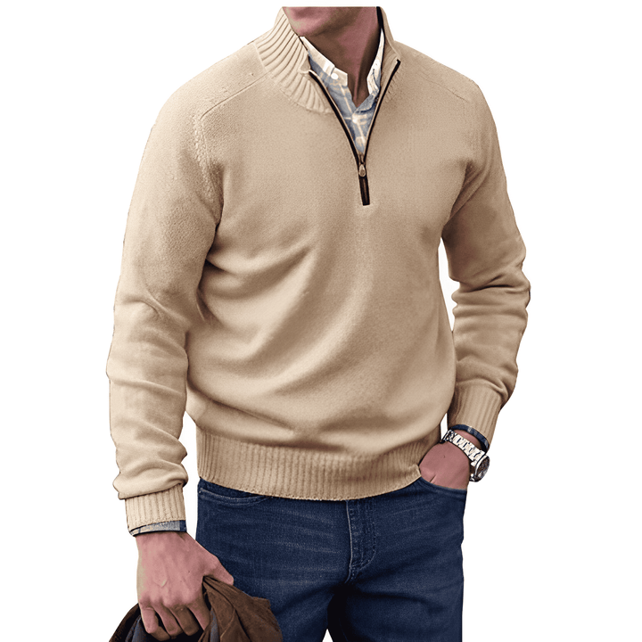 Sweter Kaszmirowy z Zamkiem - Mason