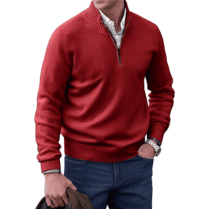 Sweter Kaszmirowy z Zamkiem - Mason