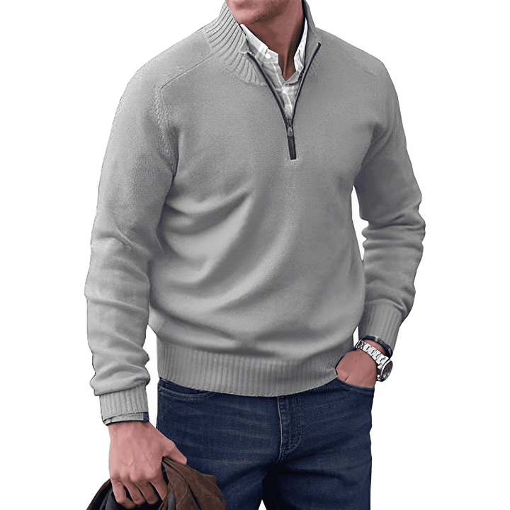 Sweter Kaszmirowy z Zamkiem - Mason
