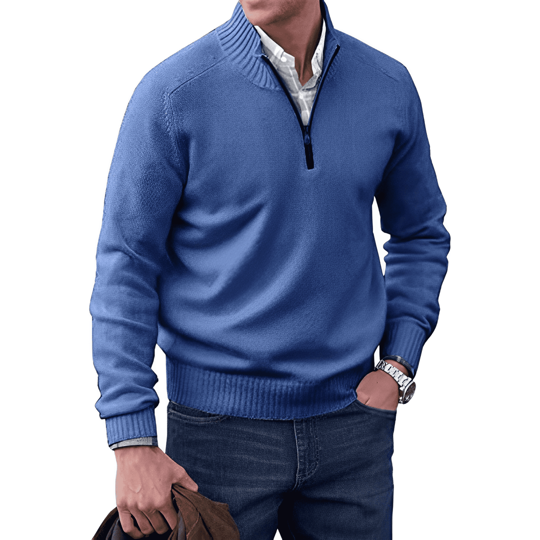 Sweter Kaszmirowy z Zamkiem - Mason