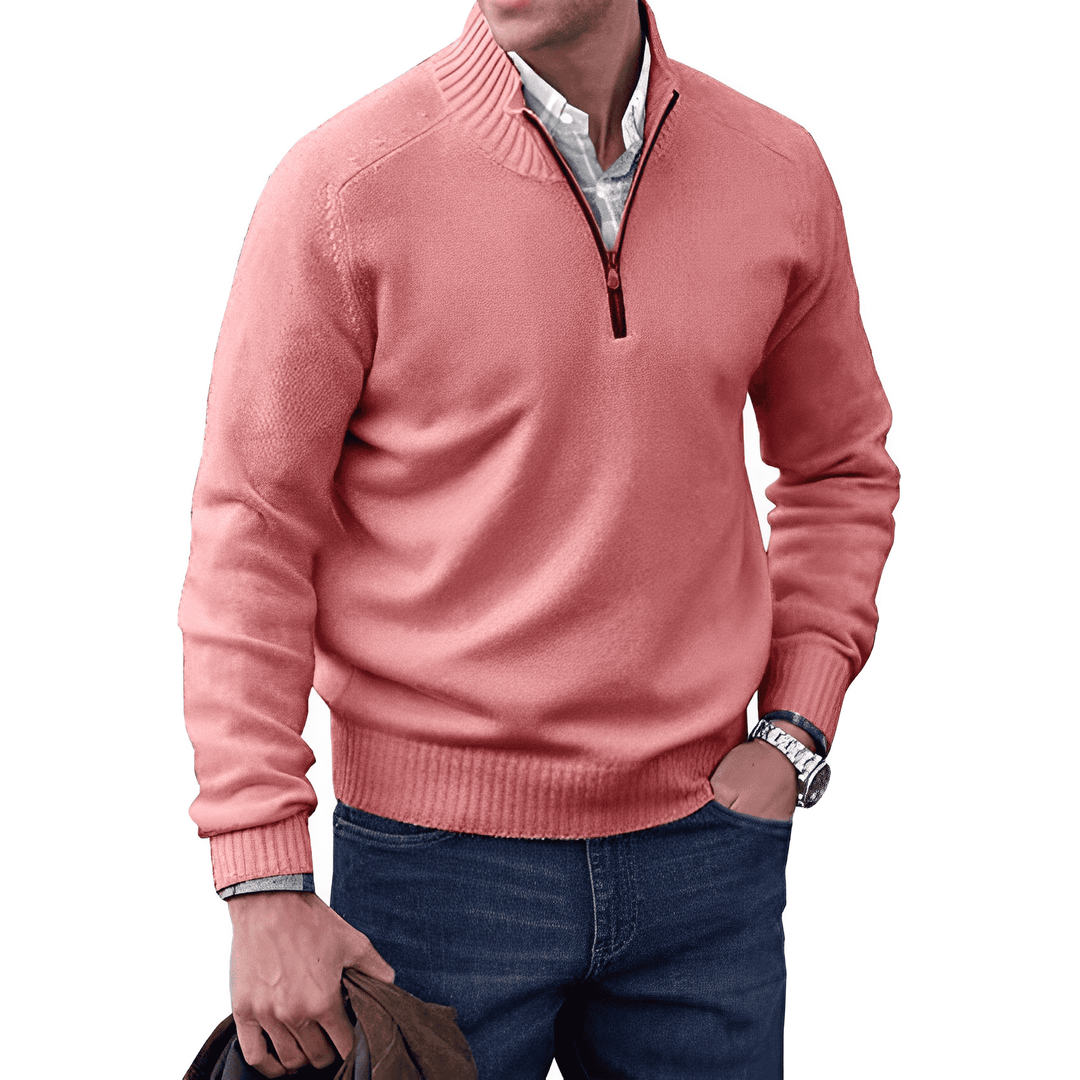Sweter Kaszmirowy z Zamkiem - Mason