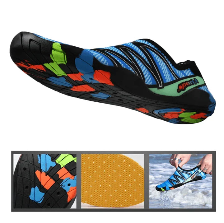Szybkoschnące buty wodne – AquaFlex