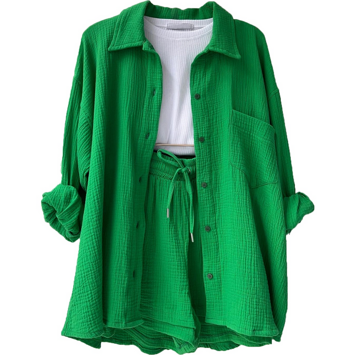 Trendy Bawełniane Spodnie Letnie Damskie – Faylin