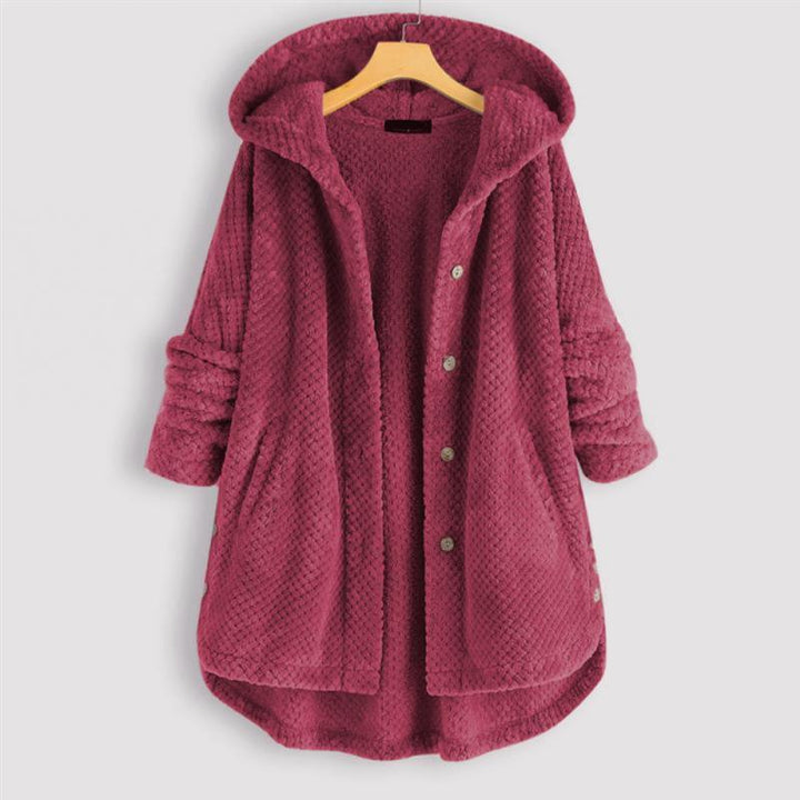 Trendy Fleece'owy Kurtka z Kapturem - FleeceLux