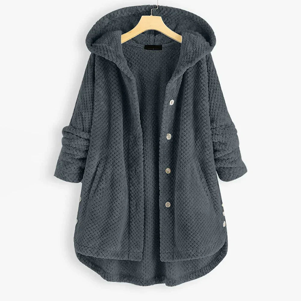 Trendy Fleece'owy Kurtka z Kapturem - FleeceLux