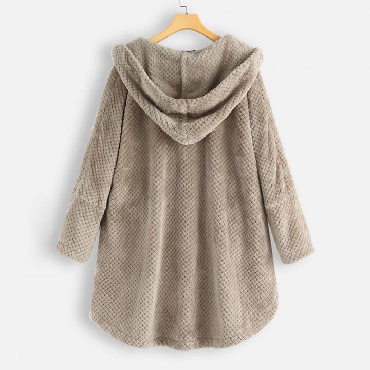 Trendy Fleece'owy Kurtka z Kapturem - FleeceLux