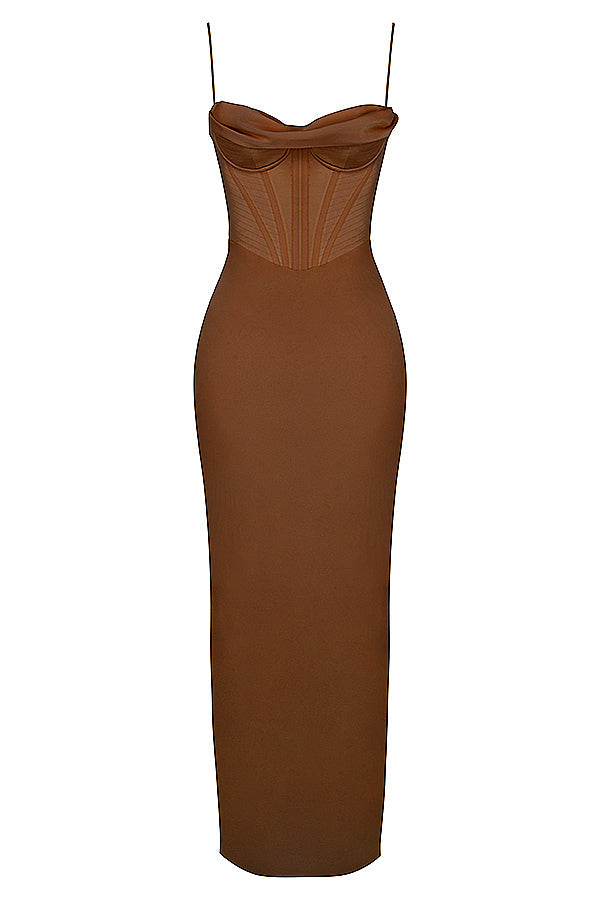 Trendy Korset Maxi Sukienka - Isabella