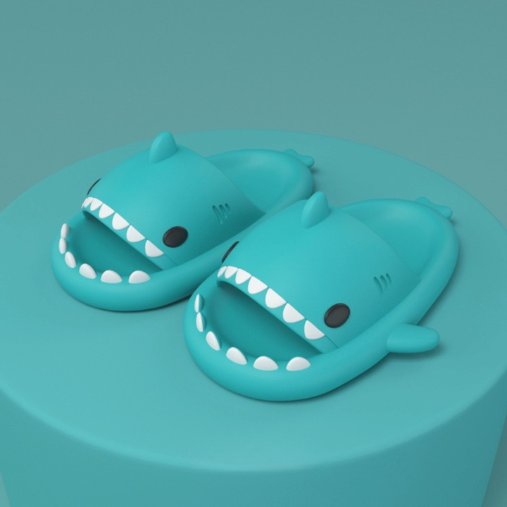 Trendy SoftSteps Sharkies Kapcie – Miękkie, Amortyzujące