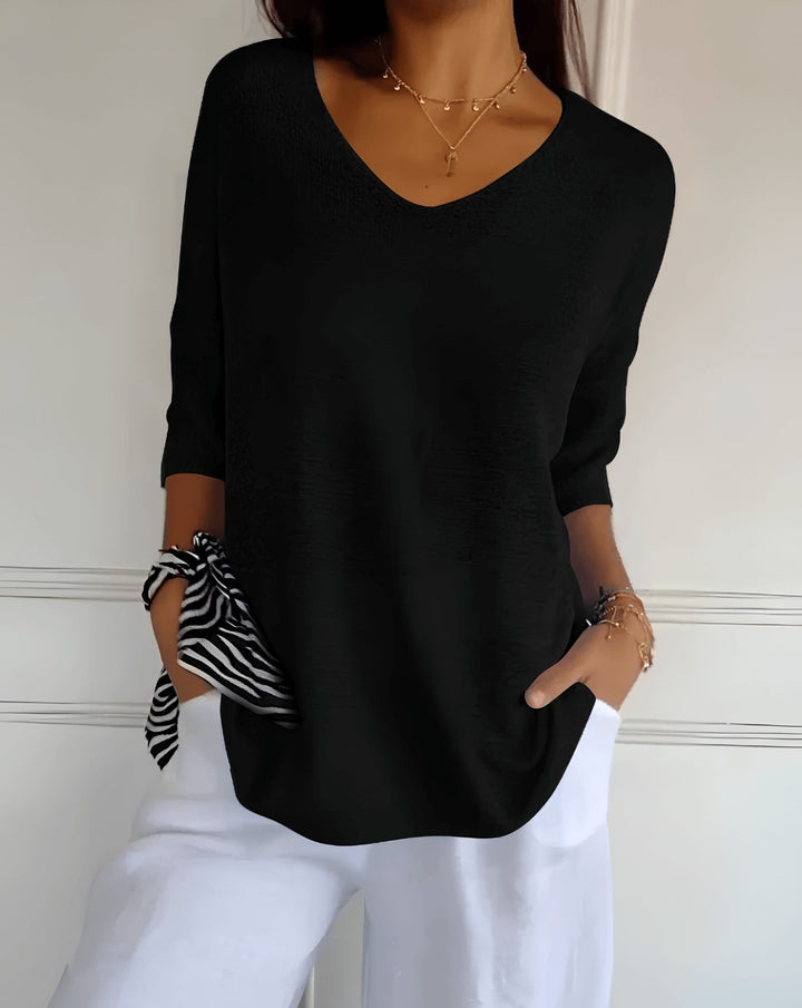 Josefin | Luźny i Stylowy Bawełniany Top