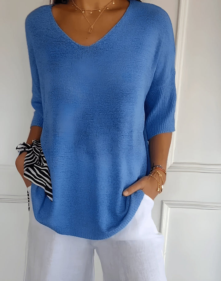 Josefin | Luźny i Stylowy Bawełniany Top