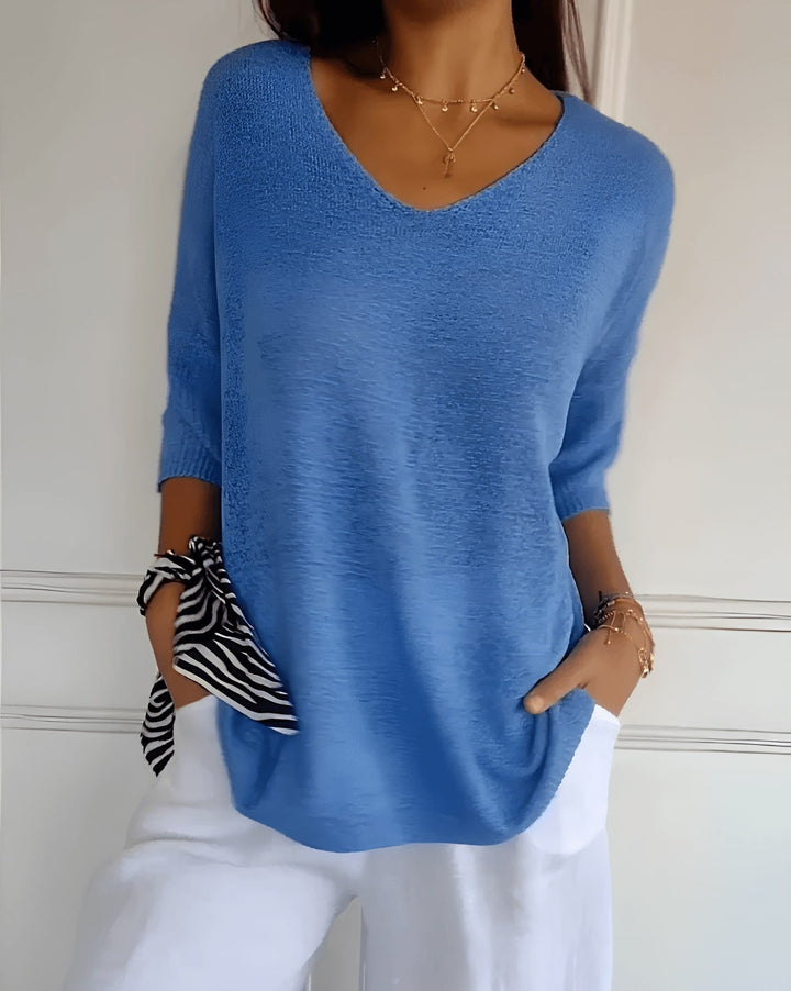 Josefin | Luźny i Stylowy Bawełniany Top