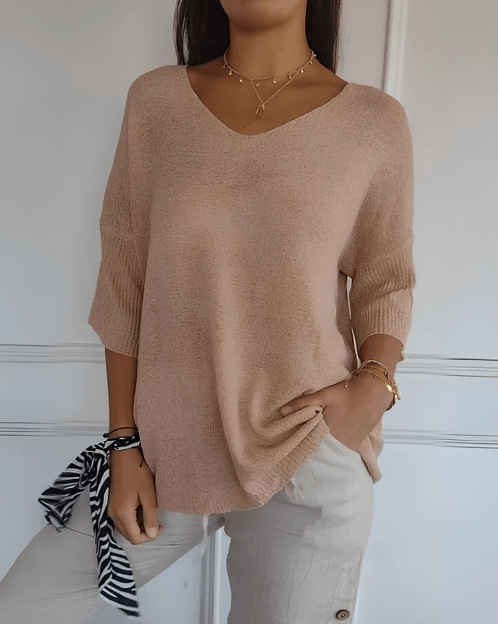 Josefin | Luźny i Stylowy Bawełniany Top