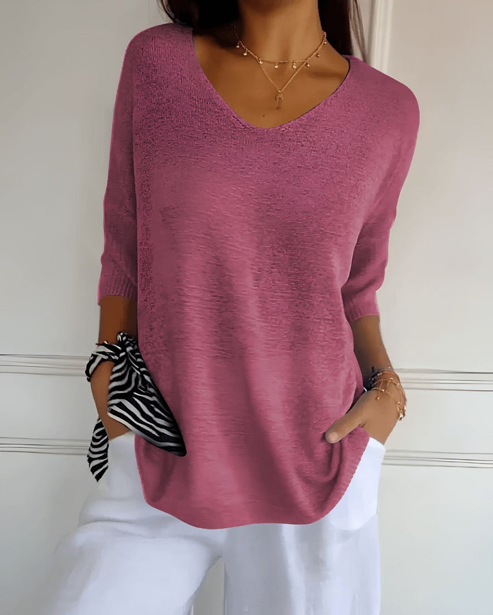 Josefin | Luźny i Stylowy Bawełniany Top