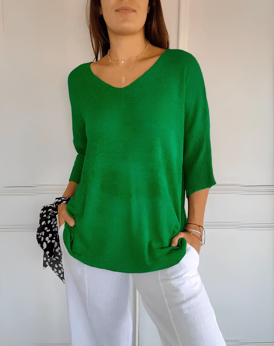 Josefin | Luźny i Stylowy Bawełniany Top