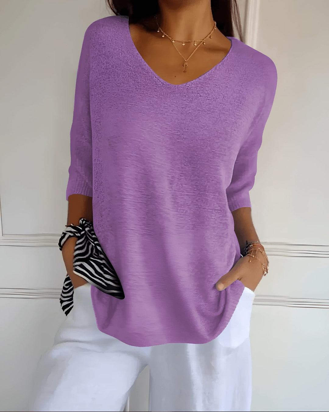 Josefin | Luźny i Stylowy Bawełniany Top