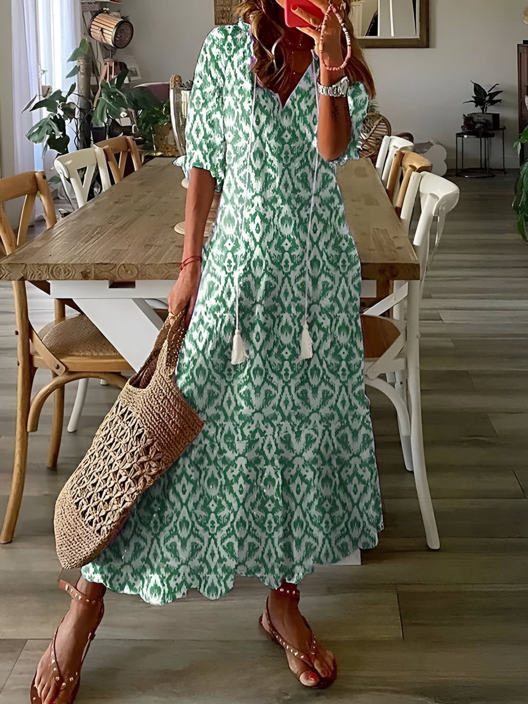 Wiosna - Lekka sukienka w stylu boho