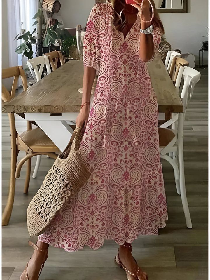 Wiosna - Lekka sukienka w stylu boho