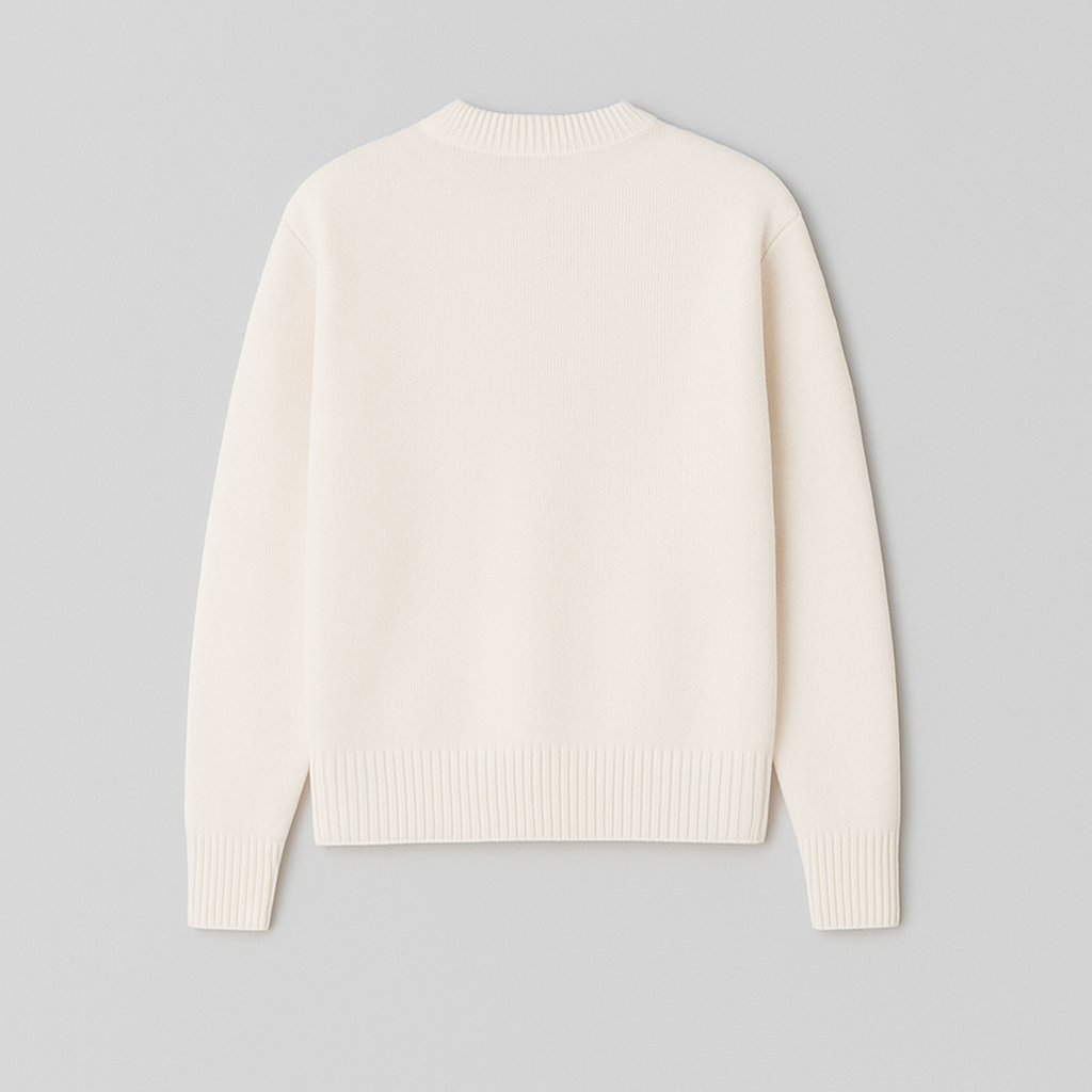Kaminski | Sweter oversize z dzianiny z detalem serca