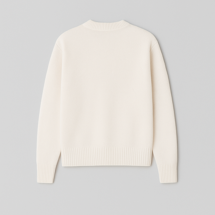 Kaminski | Sweter oversize z dzianiny z detalem serca