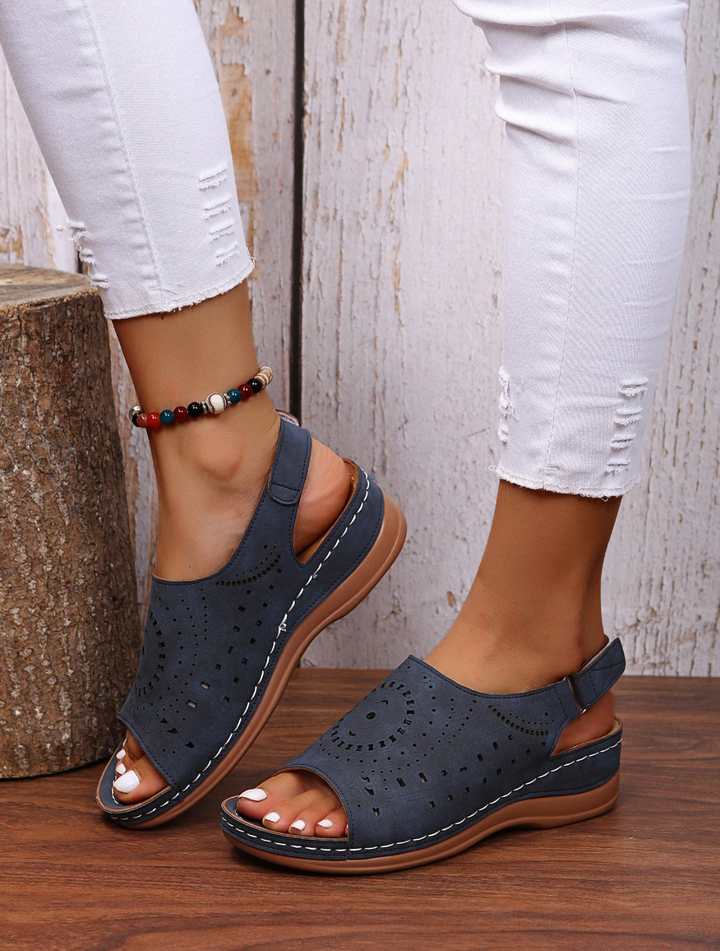 Wygodne damskie buty ortopedyczne na lato z 3-punktowym wsparciem – Mira
