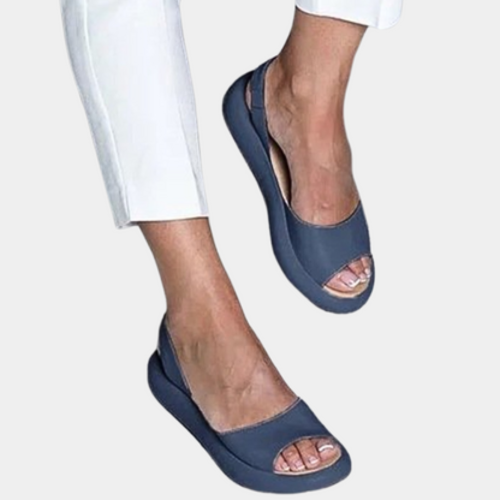Wygodne damskie letnie buty z grubą podeszwą – Tilda