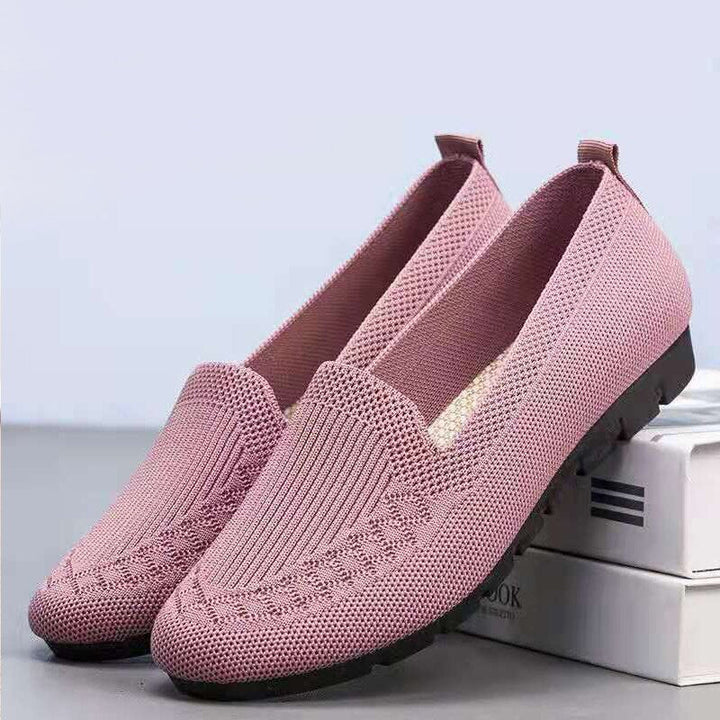 Wygodne i oddychające damskie buty slip-on na co dzień z wsparciem dla łuku stopy – Leona