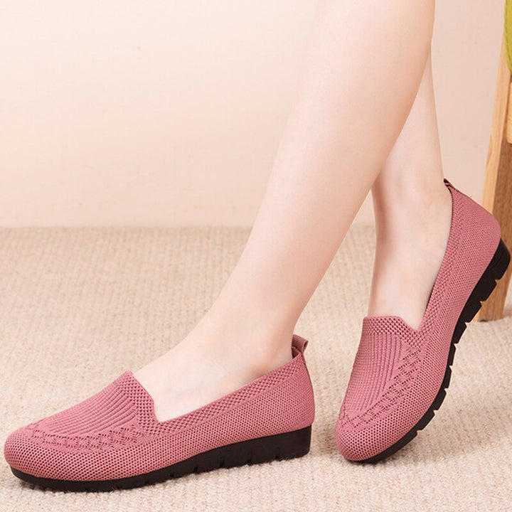 Wygodne i oddychające damskie buty slip-on na co dzień z wsparciem dla łuku stopy – Leona