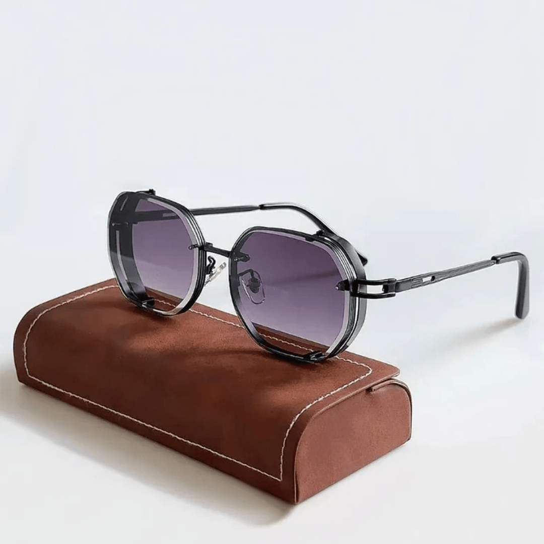 Wysokiej jakości męskie okulary przeciwsłoneczne z elegancką ramką – UrbanValence